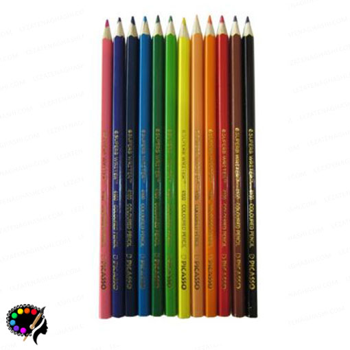 خرید مداد رنگی ۱۲ رنگ پیکاسو جعبه مقوایی