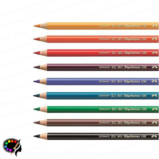 خرید مداد رنگی ۲۴ رنگ فابرکاستل مدل پلی کروم جعبه فلزی
