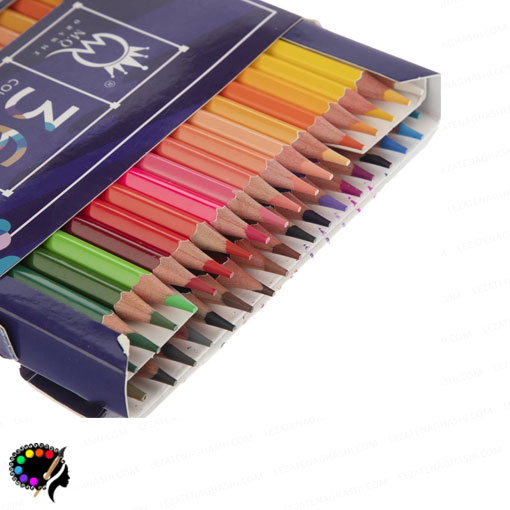 خرید مداد رنگی ۳۶ رنگ ام کیو جعبه مقوایی
