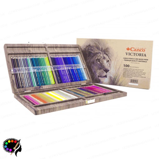 قیمت Kenco colored pencil 100-color wooden box Victoria model
