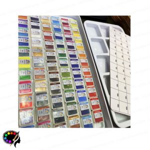 آبرنگ ۶۶ رنگ جعبه فلزی مدل رایمون های پاور