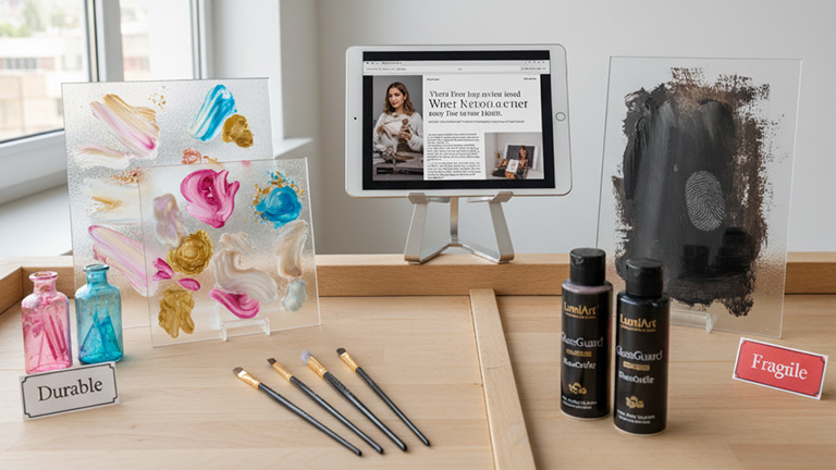 عوامل مؤثر بر خشک شدن رنگ روغن روی شیشه