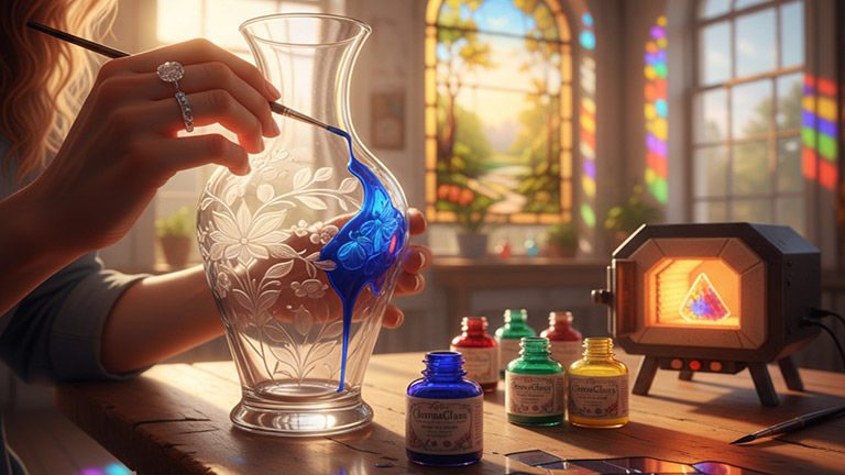 مدت زمان خشک شدن رنگ روغن روی شیشه