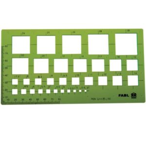 قیمت شابلون مربع فابل