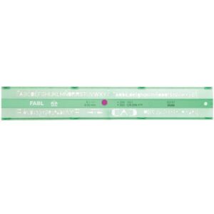 قیمت شابلون حروف و اعداد لاتین فابل